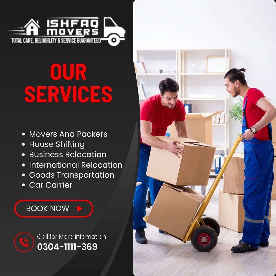 Ishfaq Movers Services In lahore