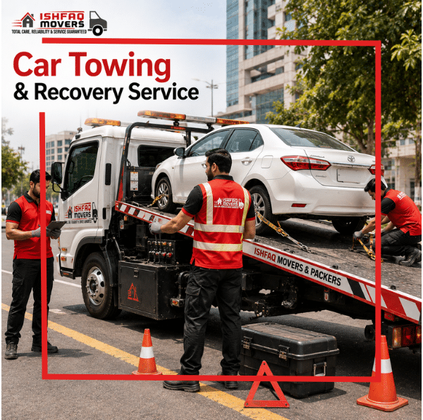 Car Towing & Recovery service By Ishfaq Movers