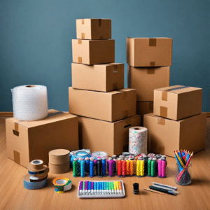 packing supplies and material preparation, movers and packers, ishfaq movers and packers