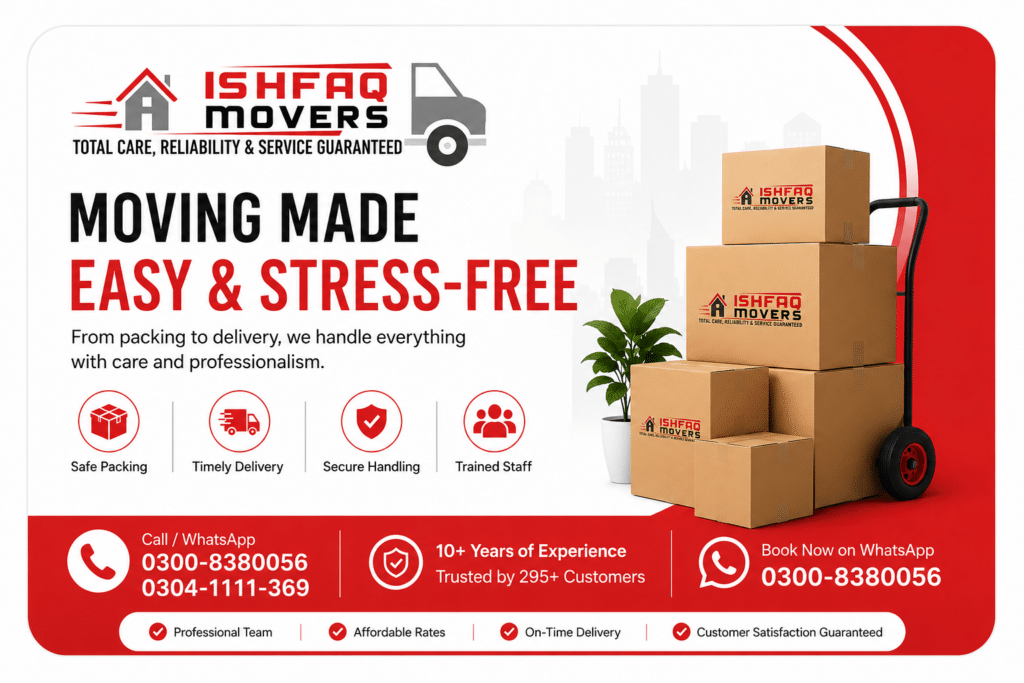Moving Company In Karachi