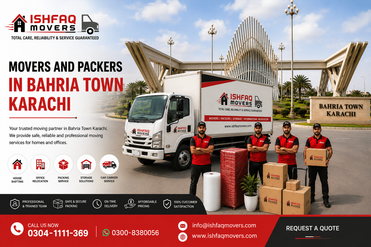Best Movers And Packers In Bahria Town Karachi